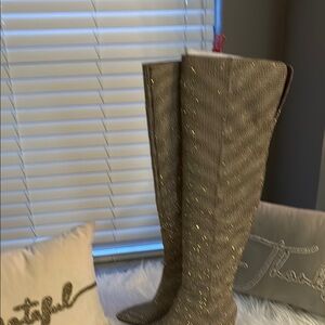Sparkling Over-the-Knee Boots